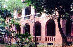 The view of a corner in campus of Sun Yat-sen University