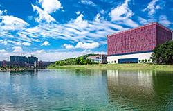 The view of a corner in campus of Guizhou University