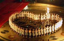 Love Heart show by students of Guangxi Medical University