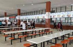 The dinning hall on campus of Guangxi Medical University