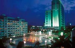 Fountain on the square of Guangxi Medical University