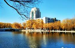 Campus in winter of Yanshan University