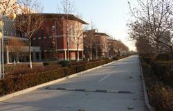 One of the international dormitories on campus of Hebei University