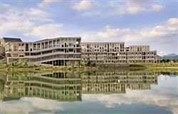 The beautiful campus of University of Electronic Science and Technology of China