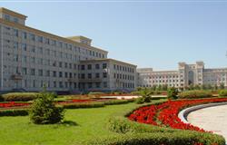 Beautiful campus view of  Harbin Normal University