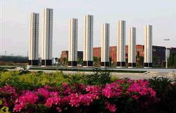 The sculpture in campus of Jiangxi Normal University