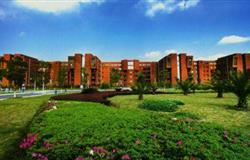 The teaching building and conference center on campus of Jiangxi Normal University