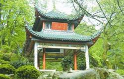 The view of a corner in campus of Hunan University