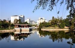 The view of a corner in campus of Shanxi Normal University