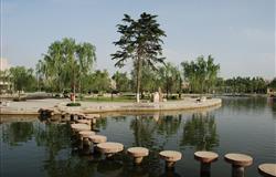 The view of a corner in campus of Chang'an University