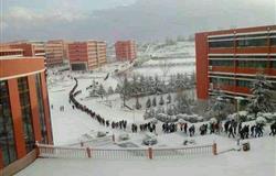 In the teaching building of Harbin University of Science and Technology