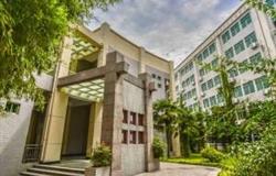 The view of a corner in campus of  Shaanxi Normal University