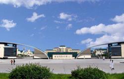 The square on campus of Harbin Medical University