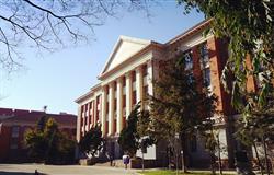 The view of a corner in campus of Yunnan University