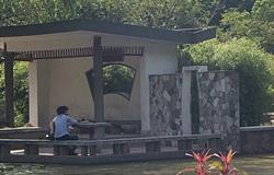 The garden of Fudan University