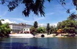 Beautiful campus view of MinZu University of China