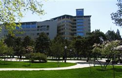 Beautiful campus view of Beijing University of Posts and Telecommunications