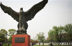 The view of a corner in campus of Shanghai Jiao Tong University