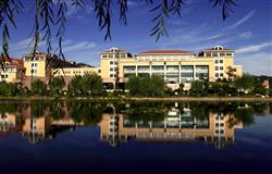 The view of a corner in campus of Ocean University of China