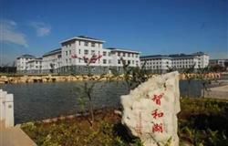 Beautiful campus view of Weifang Medical University
