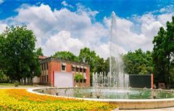 The beautiful campus of Central China Normal University 
