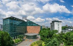 The beautiful campus of Central China Normal University 