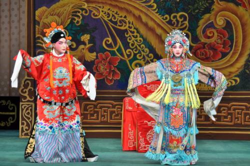 Actress Playing Peking Opera
